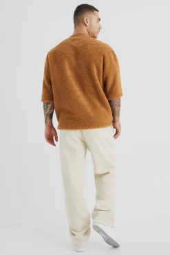 boohooMAN Relaxed Textured Trouser | UK| Trousers