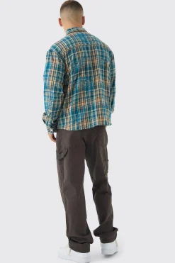 boohooMAN Relaxed Twill Overdye Carpenter Trousers | UK| Trousers