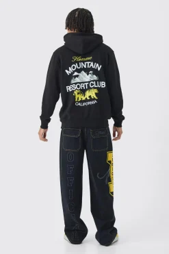 boohooMAN Resort Club Hoodie | UK| Hoodies & Sweatshirts