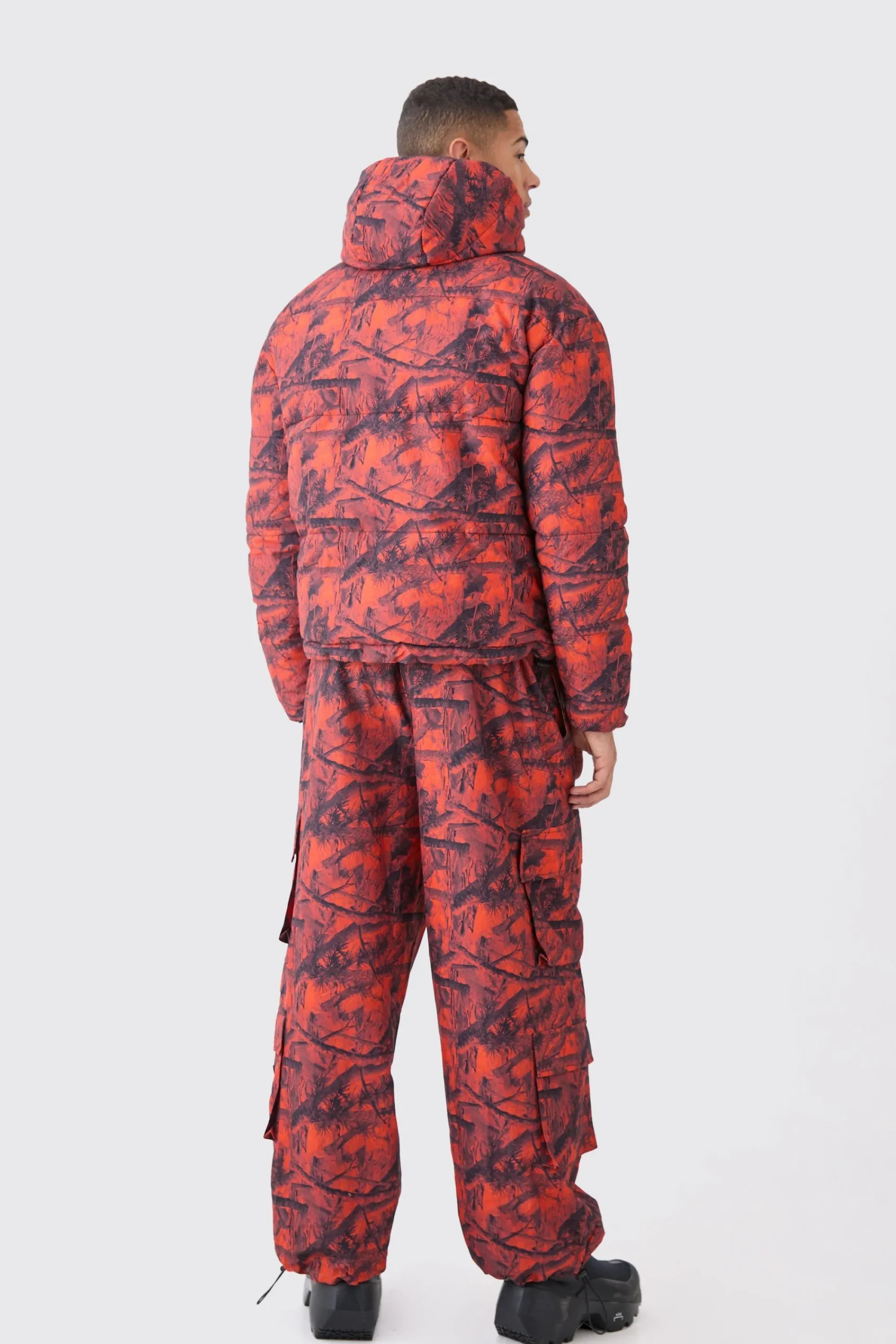 boohooMAN Reversible Camo Puffer Jacket | UK| Coats & Jackets