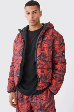 boohooMAN Reversible Camo Puffer Jacket | UK| Coats & Jackets