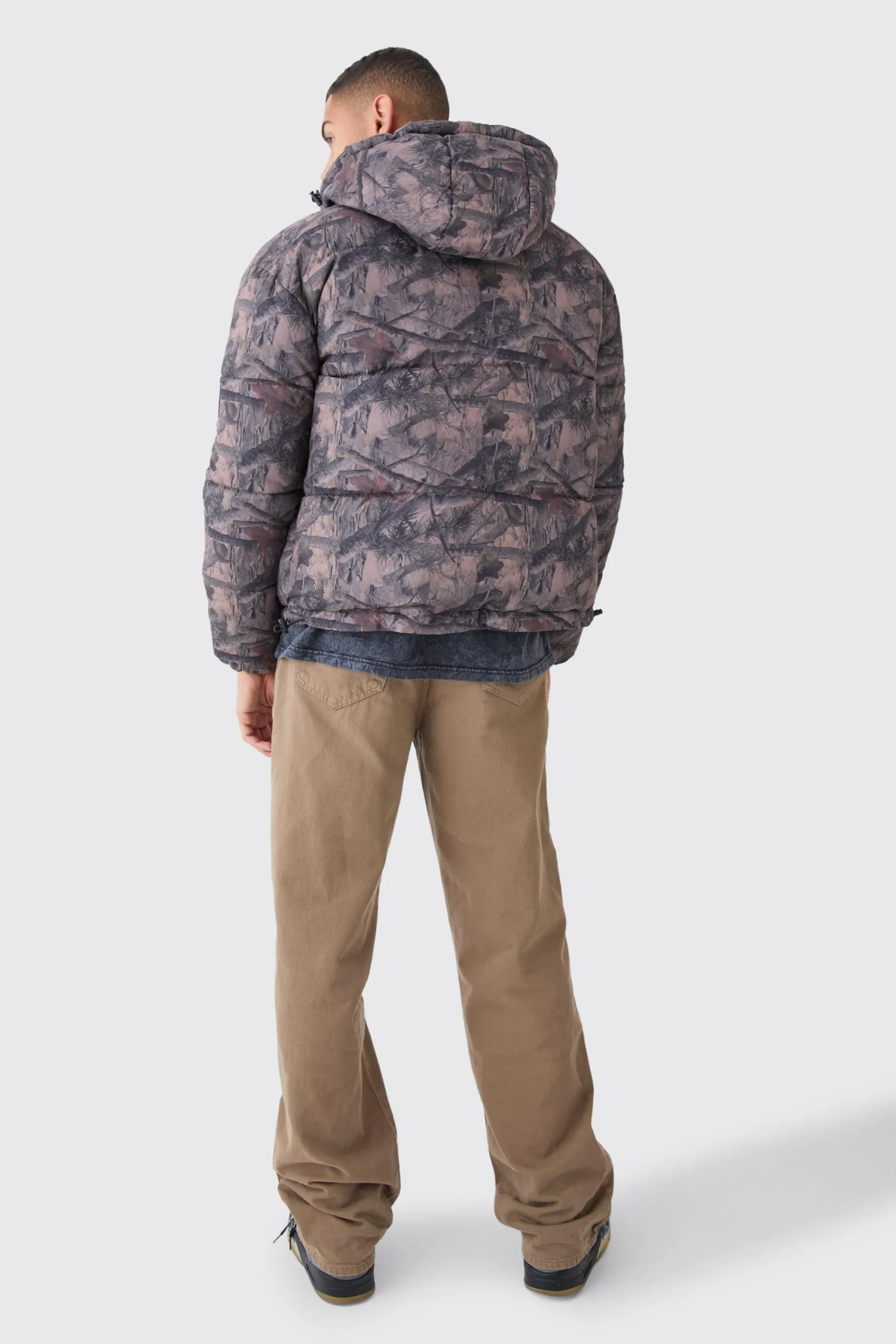 boohooMAN Reversible Camo Puffer Jacket | UK| Coats & Jackets