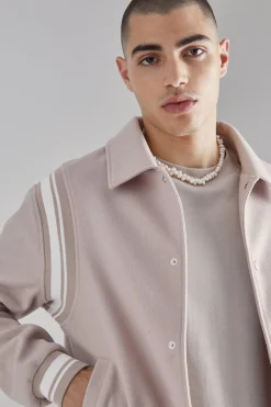 boohooMAN Rib Detail Bomber Jacket | UK| Coats & Jackets