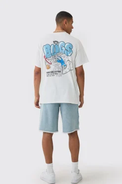 boohooMAN Rigid Denim Faux Layer Jorts In | UK| Shorts