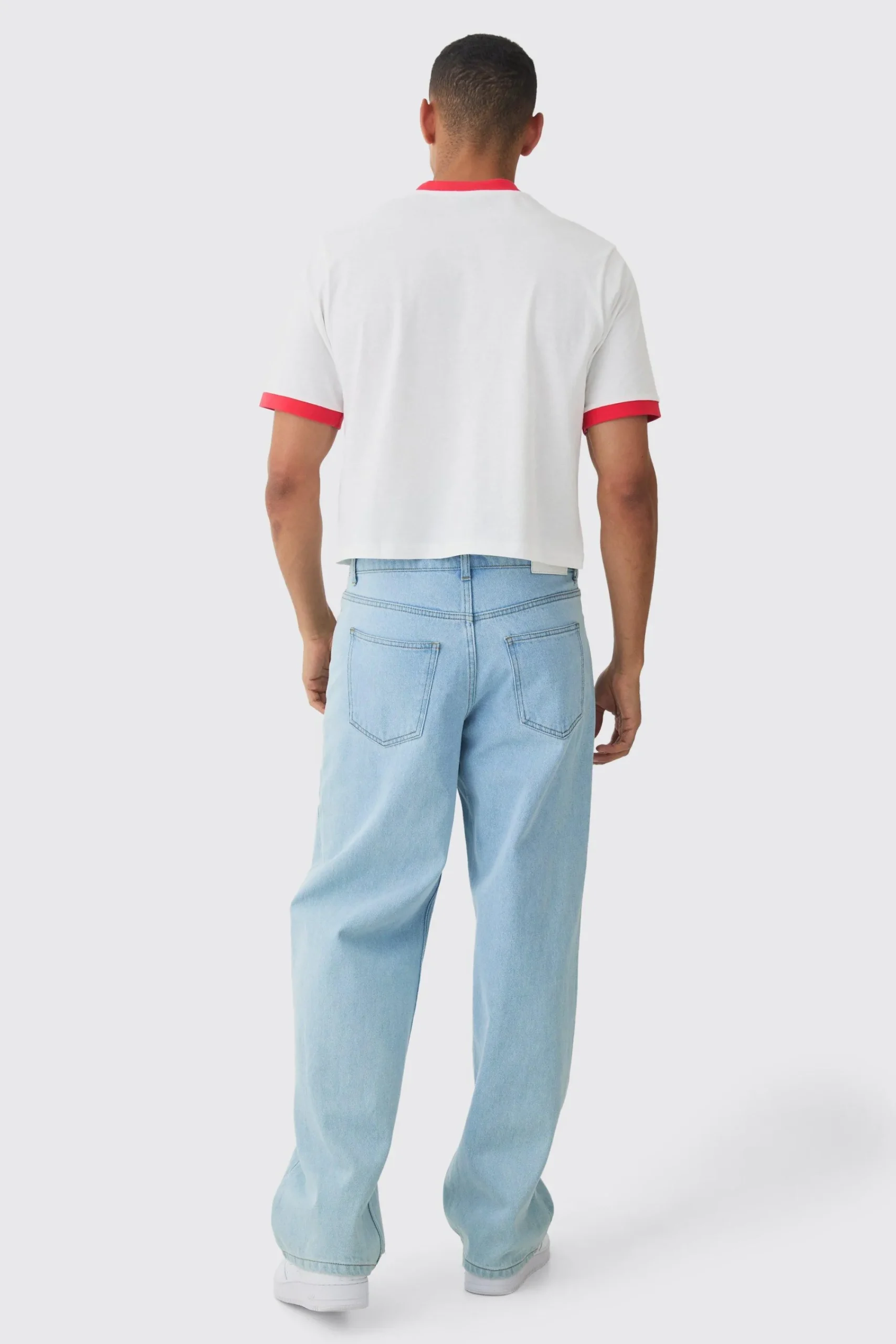 Ringer Neck Baby T-shirt | UK^boohooMAN Sale