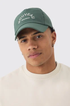 boohooMAN Ripstop Embroidered Graphic Cap In | UK| Hats & Caps