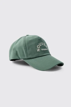 boohooMAN Ripstop Embroidered Graphic Cap In | UK| Hats & Caps