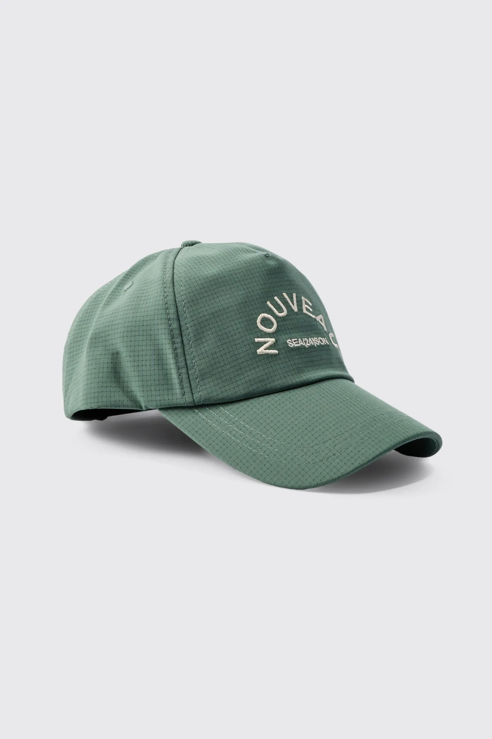 boohooMAN Ripstop Embroidered Graphic Cap In | UK| Hats & Caps