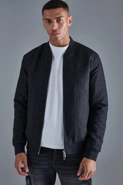 boohooMAN Ruched Effect Bomber Jacket | UK| Coats & Jackets