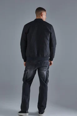 boohooMAN Ruched Effect Bomber Jacket | UK| Coats & Jackets