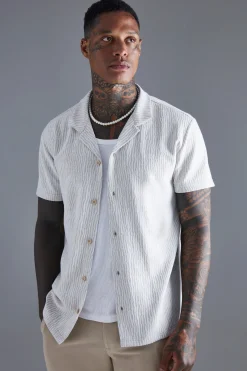 boohooMAN Short Sleeve Animal Textured Shirt | UK| Shirts