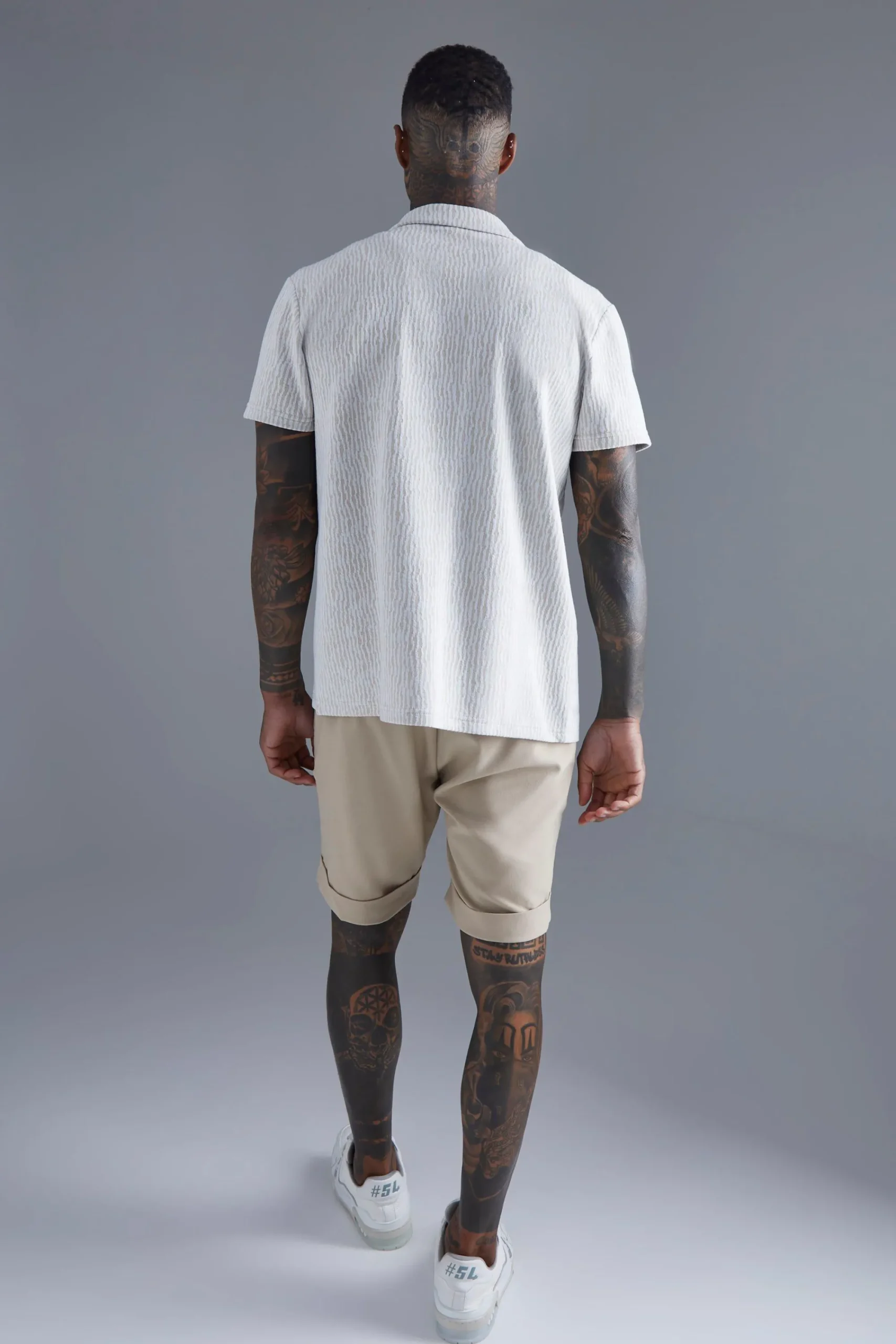 boohooMAN Short Sleeve Animal Textured Shirt | UK| Shirts