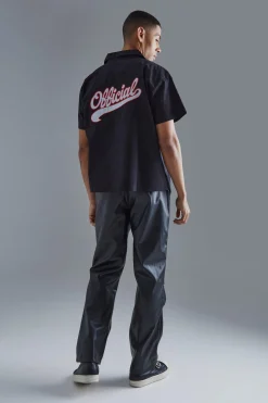 boohooMAN Short Sleeve Boxy Poplin Official Shirt | UK| Shirts