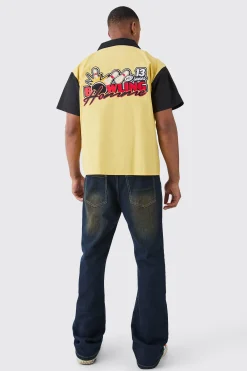 boohooMAN Short Sleeve Boxy Poplin Bowling Homme Shirt | UK| Shirts