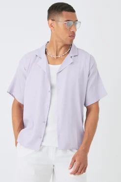 boohooMAN Short Sleeve Boxy Satin Look Shirt | UK| Shirts