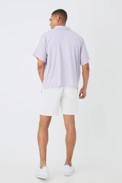 boohooMAN Short Sleeve Boxy Satin Look Shirt | UK| Shirts