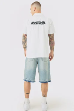 boohooMAN Short Sleeve Concealed Placket Moto Poplin Shirt | UK| Shirts