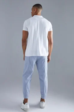 boohooMAN Short Sleeve Linen Revere Shirt | UK| Shirts