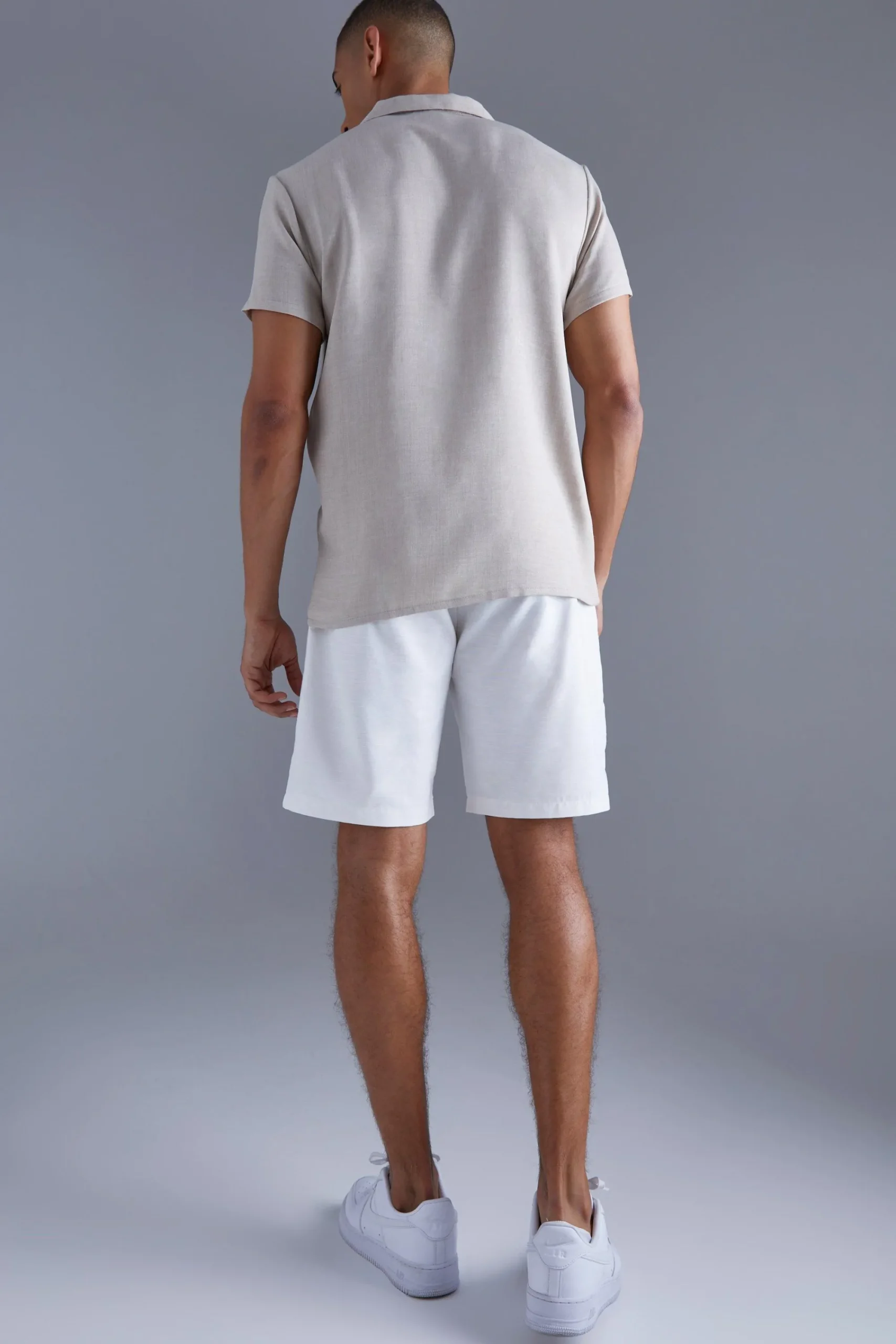 boohooMAN Short Sleeve Linen Revere Shirt | UK| Shirts