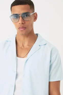 boohooMAN Short Sleeve Linen Shirt & Short Set | UK| Sets & Co-Ords