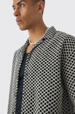 boohooMAN Short Sleeve Oversized Revere Shirt | UK| Shirts