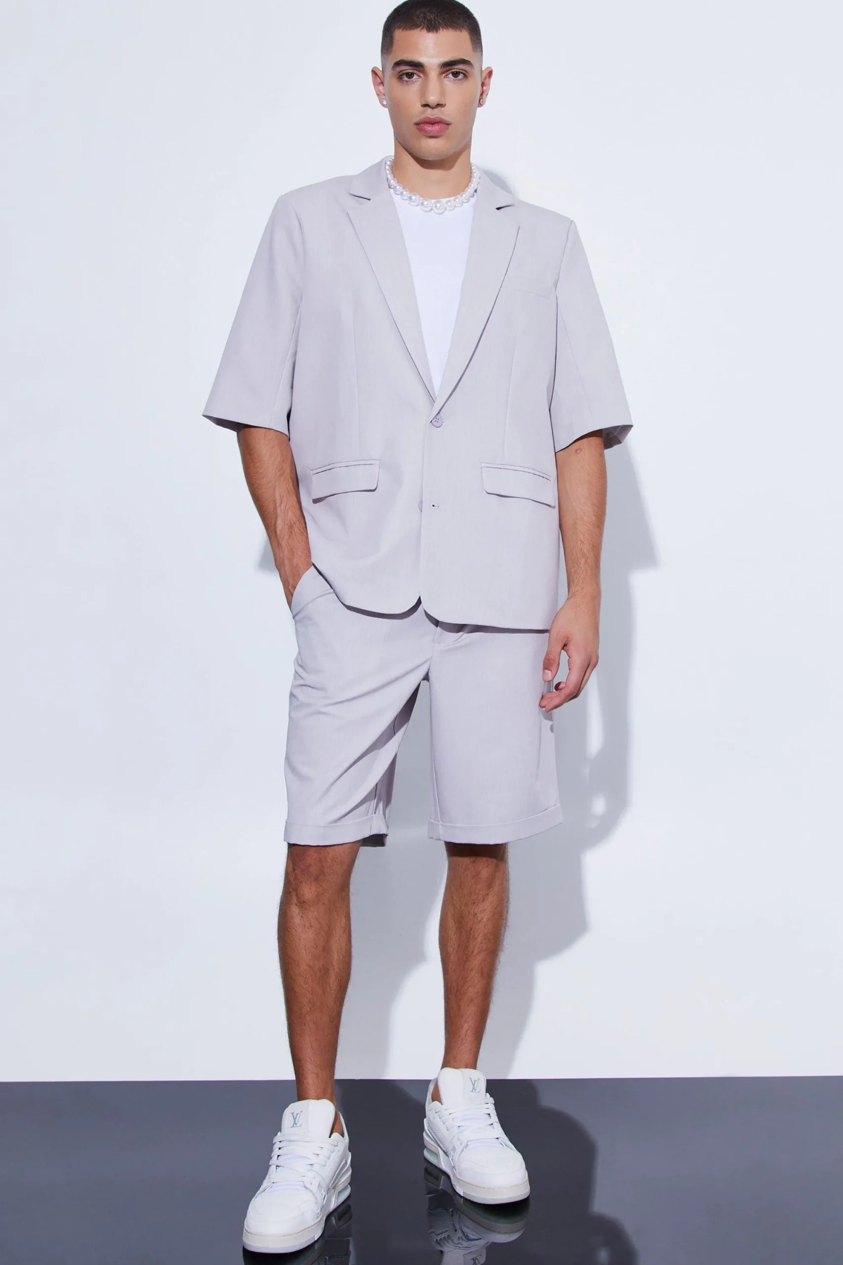 boohooMAN Short Sleeve Oversized Single Breasted Suit | UK| Suits & Tailoring