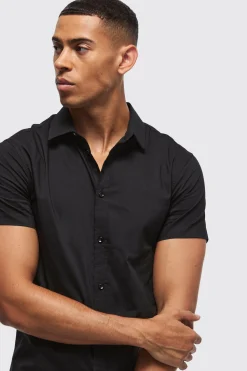 boohooMAN Short Sleeve Slim Fit Shirt | UK| Shirts