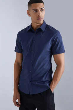 boohooMAN Short Sleeve Slim Fit Shirt | UK| Shirts