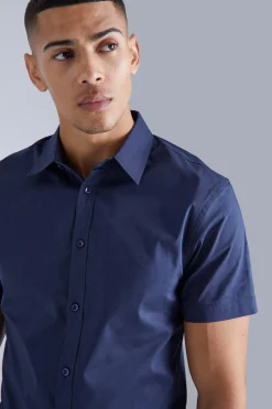 boohooMAN Short Sleeve Slim Fit Shirt | UK| Shirts