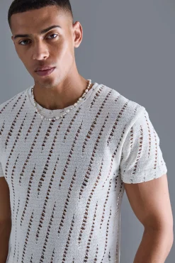 Shrunken Boxy Extreme Distressed T-shirt | UK^boohooMAN Hot