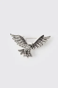 boohooMAN Eagle Brooch | UK| Jewellery & Watches