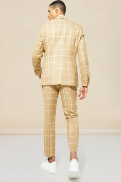 boohooMAN Single Breasted Check Slim Suit Jacket | UK| Suits & Tailoring
