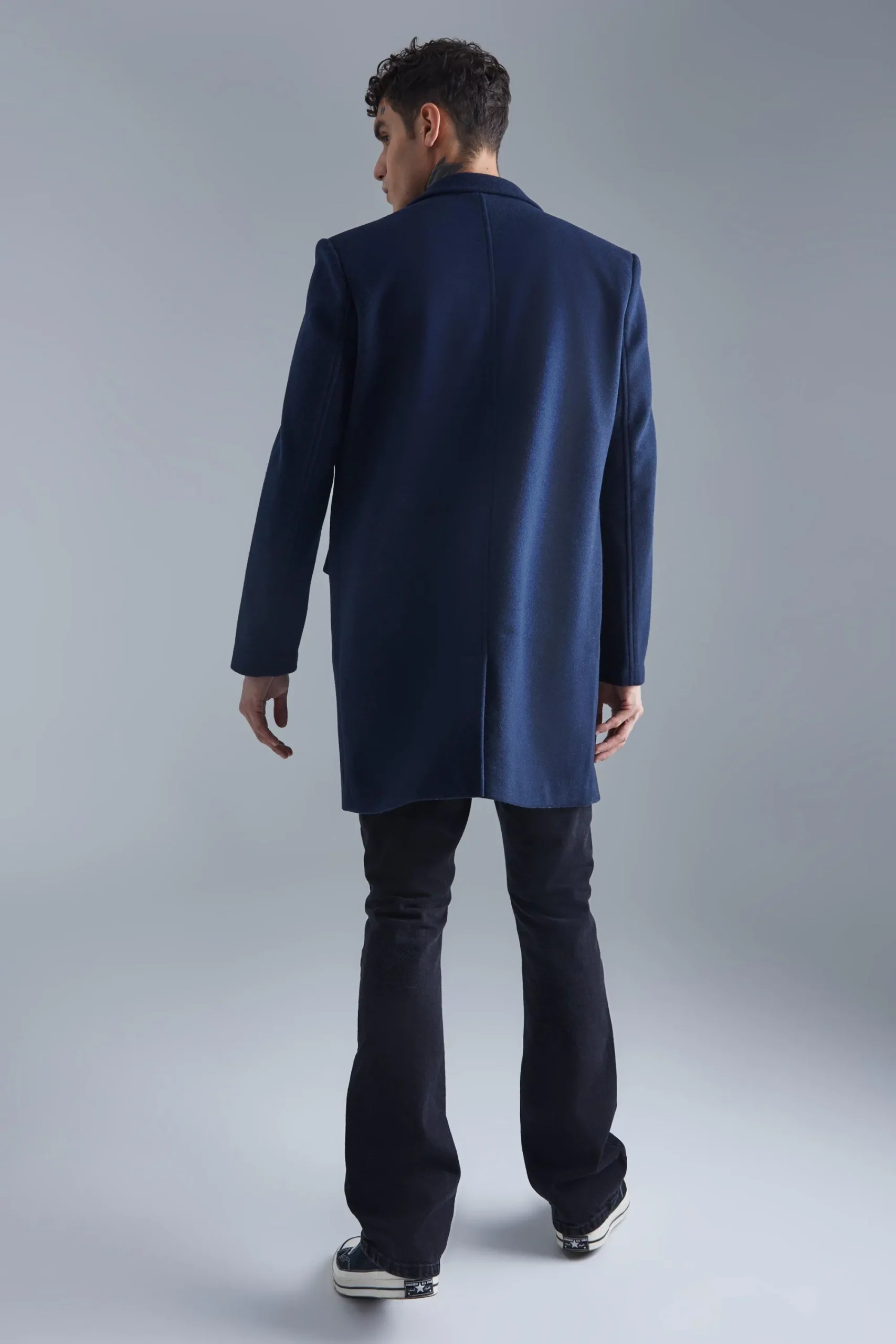 boohooMAN Single Breasted Wool Mix Overcoat | UK| Coats & Jackets