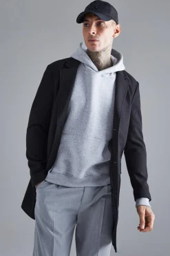 boohooMAN Single Breasted Wool Mix Overcoat | UK| Coats & Jackets