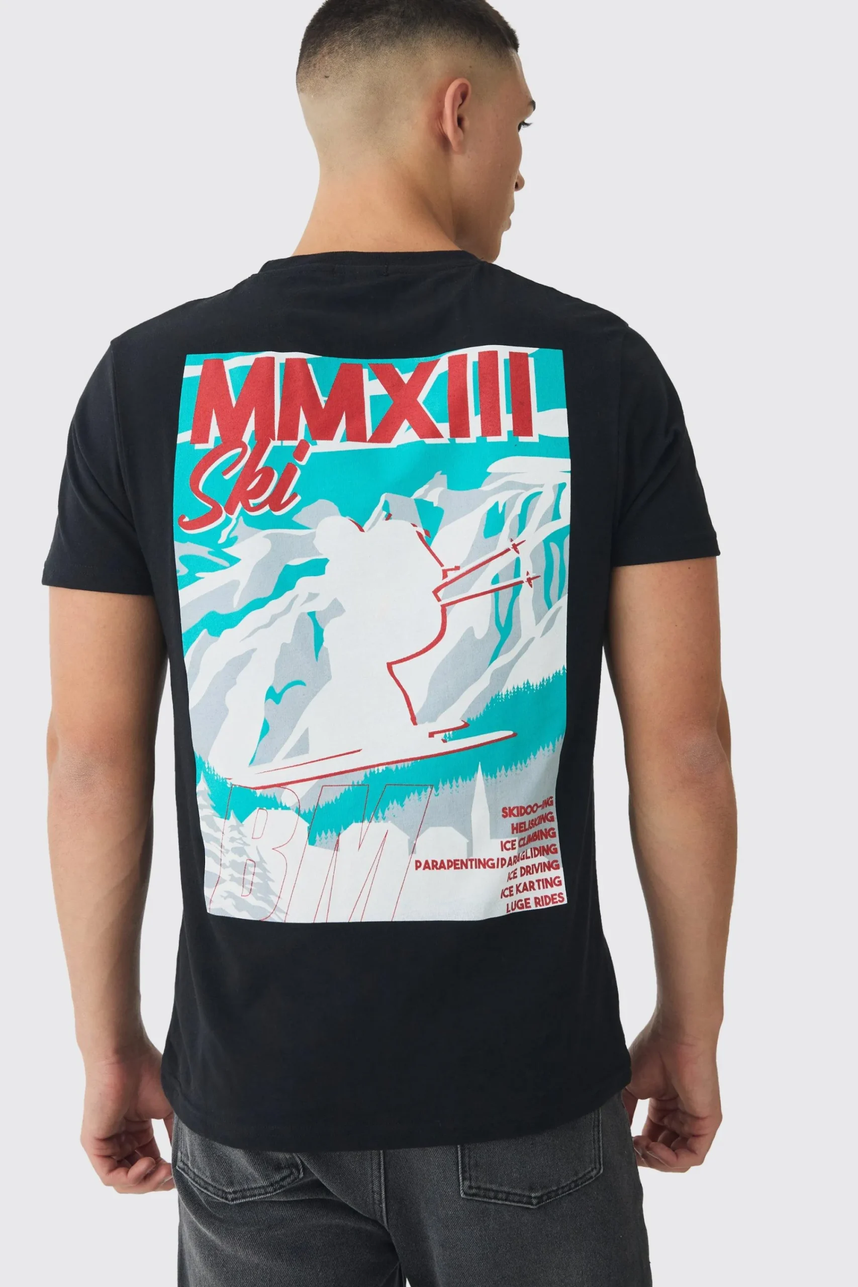 Ski Resort Print T-Shirt | UK^boohooMAN Discount