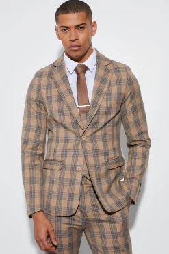 boohooMAN Skinny Check Suit | UK| Suits & Tailoring