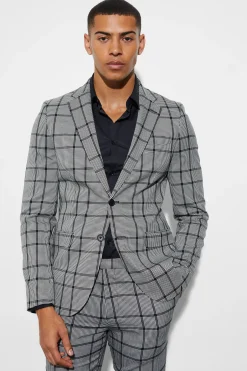 boohooMAN Skinny Check Suit | UK| Suits & Tailoring