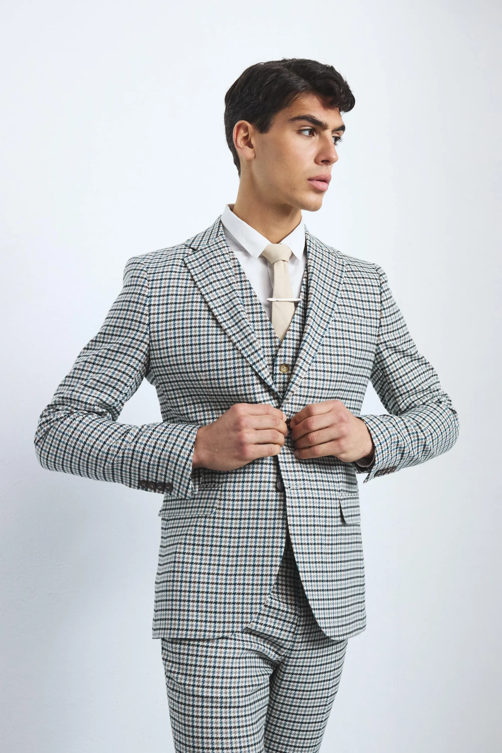 boohooMAN Skinny Cropped Check Suit | UK| Suits & Tailoring