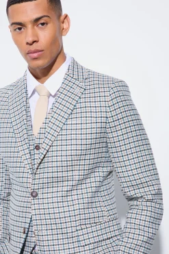 boohooMAN Skinny Cropped Check Suit | UK| Suits & Tailoring
