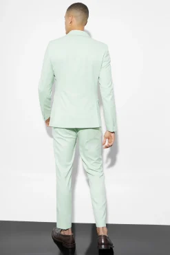 boohooMAN Skinny Double Breasted Linen Suit Jacket | UK| Suits & Tailoring