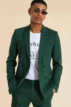 boohooMAN Skinny Double Breasted Suit Jacket | UK| Suits & Tailoring