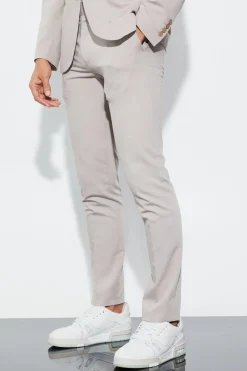 boohooMAN Skinny Fit Collarless Suit | UK| Suits & Tailoring