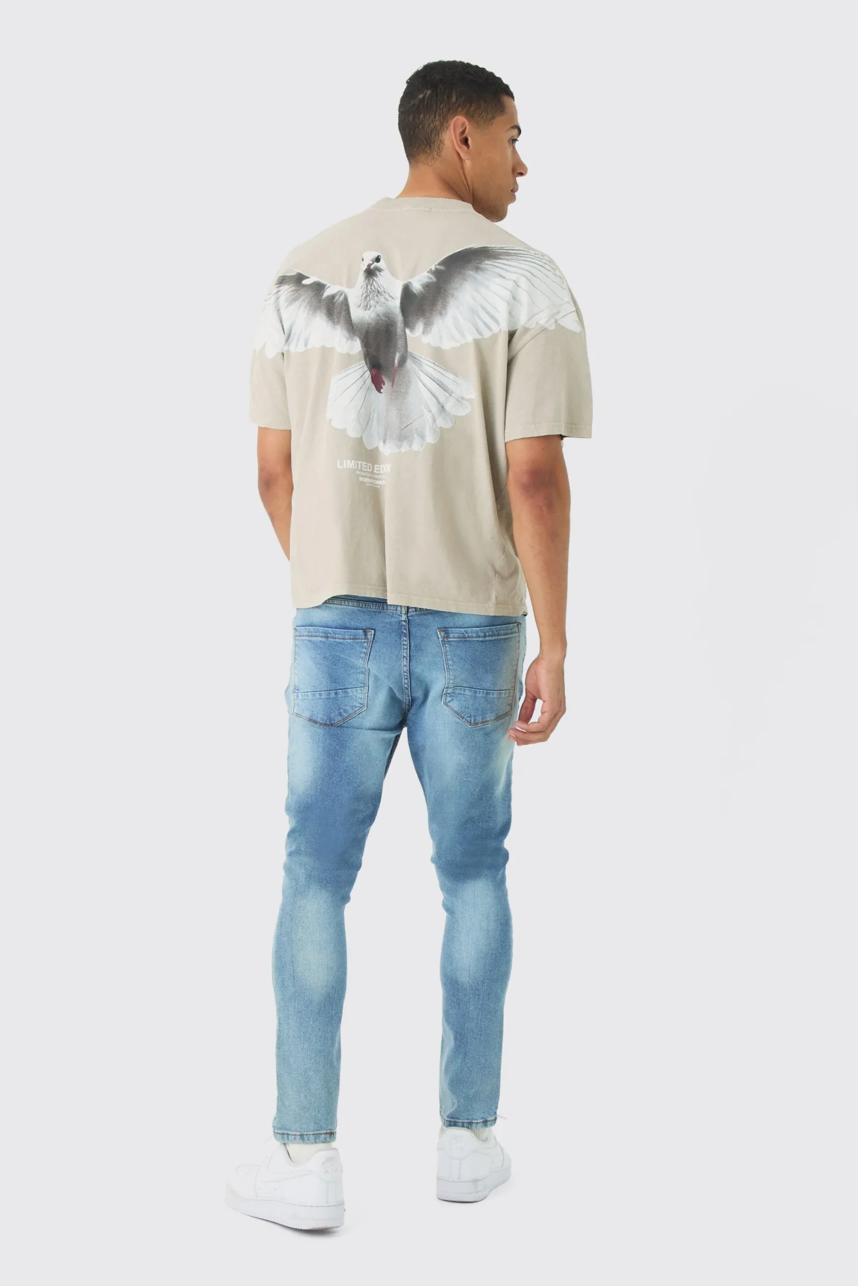 boohooMAN Skinny Fit Distressed Ripped Jeans | UK| Trousers|Jeans