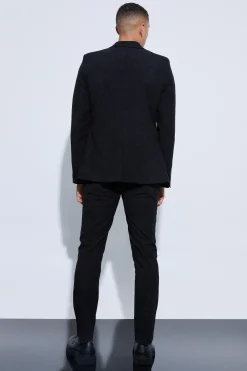 boohooMAN Skinny Fit Double Breasted Corduroy Suit | UK| Suits & Tailoring