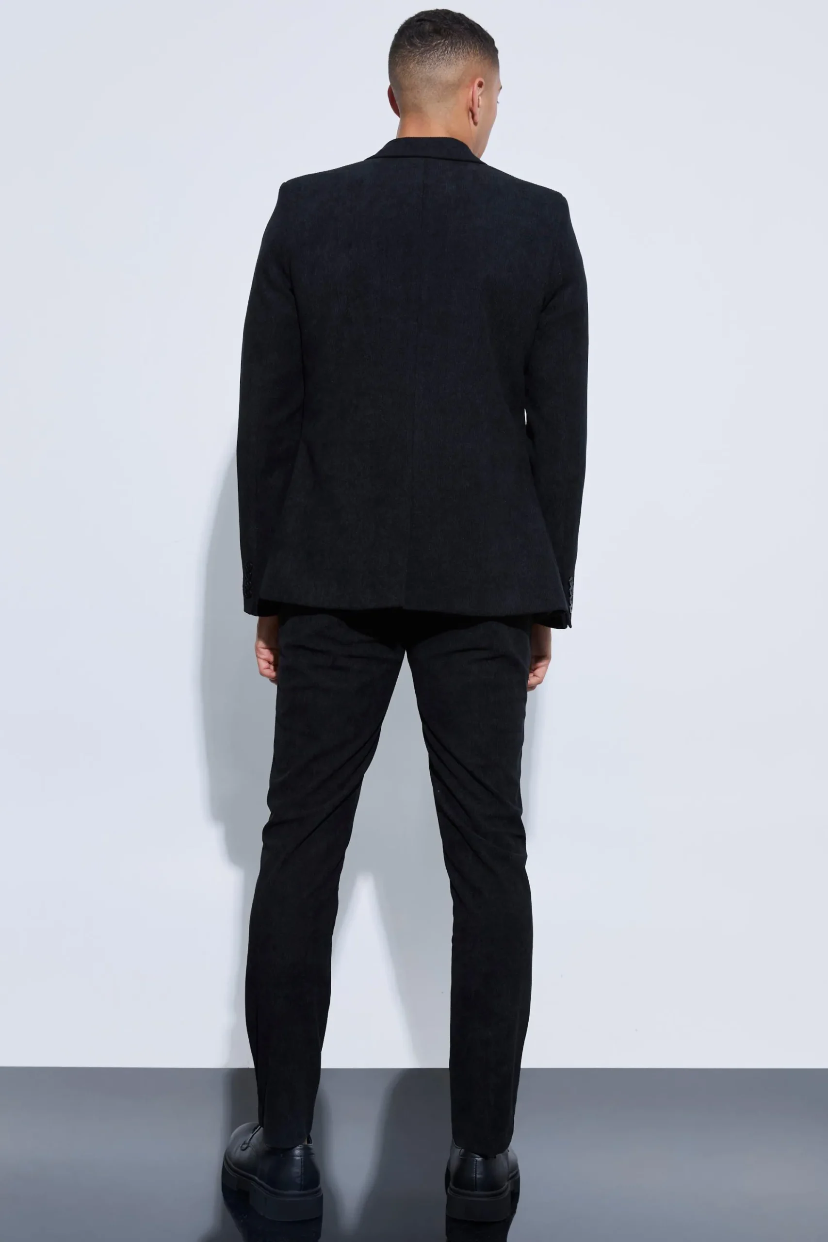 boohooMAN Skinny Fit Double Breasted Corduroy Suit | UK| Suits & Tailoring