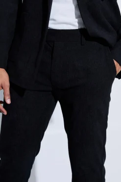 boohooMAN Skinny Fit Double Breasted Corduroy Suit | UK| Suits & Tailoring