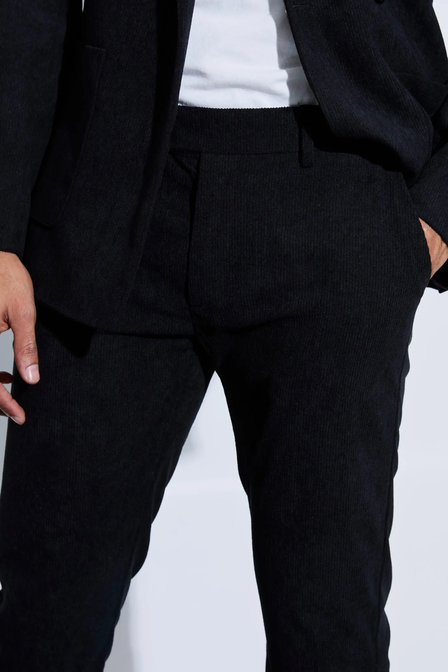 boohooMAN Skinny Fit Double Breasted Corduroy Suit | UK| Suits & Tailoring