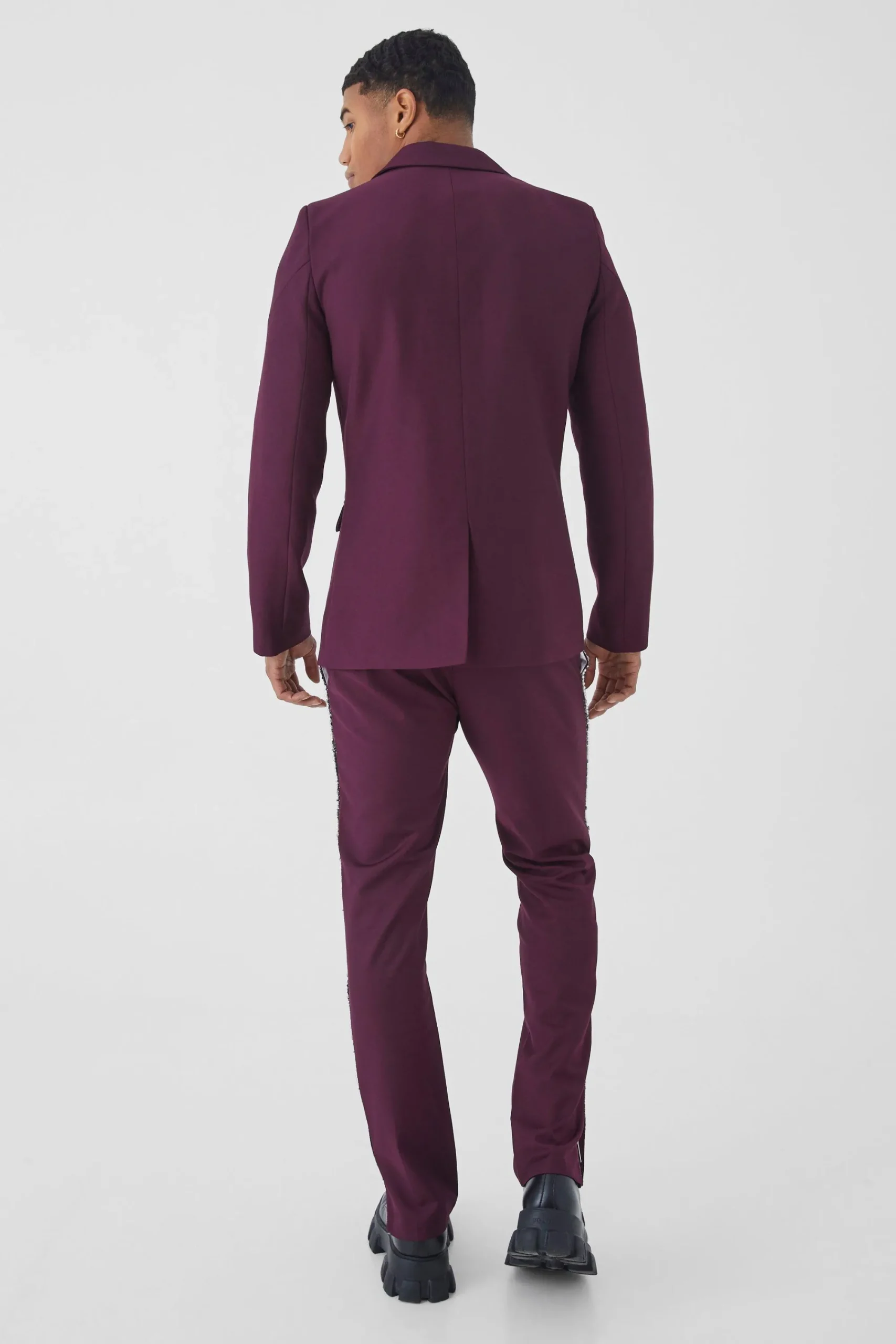 boohooMAN Skinny Fit Embellished Suit | UK| Suits & Tailoring