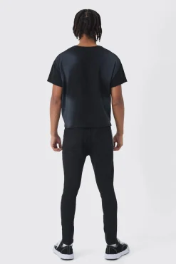 boohooMAN Skinny Fit Ripped Jeans With Chain | UK| Trousers|Jeans