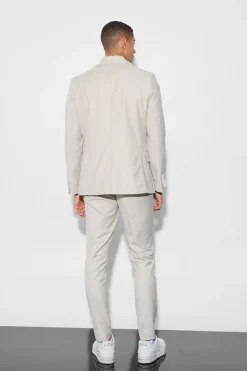 boohooMAN Skinny Fit Zip Dart Suit Jacket | UK| Suits & Tailoring